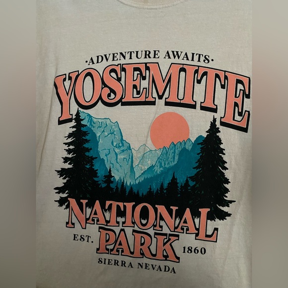 ⚡️ Yosemite coffee dyed graphic tee - Picture 2 of 3